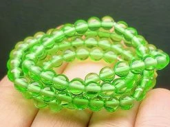 Tools4transformation Green Andara Crystal Necklace 5mm 17.75inch