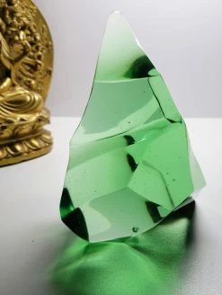 Tools4transformation SPECIAL BUY Green (Eternal Spring) Andara Crystal Faceted Piece 1.12kg