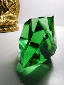 Tools4transformation SPECIAL BUY Green (Eternal Spring) Andara Crystal Faceted Piece 1.12kg