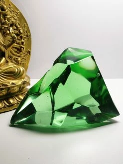 Tools4transformation SPECIAL BUY Green (Eternal Spring) Andara Crystal Faceted Piece 1.12kg