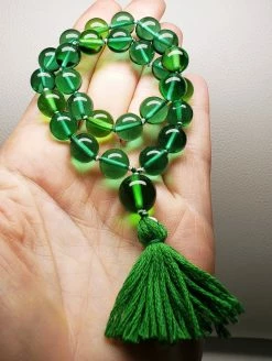 Tools4transformation Andara Crystal Mala / Prayer Beads - Greens