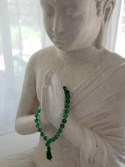 Tools4transformation Andara Crystal Mala / Prayer Beads - Greens