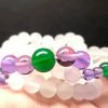 Tools4transformation Green Violet Flame Andara Crystal Necklace 26inch