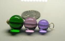 Tools4transformation Green Violet Healing Flame Andara Crystal Simple Wear Pendant