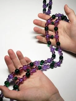 Tools4transformation Green Violet Healing Flame Spinal Mat Andara Crystal Specialized Healing Tool Spinal Mats - Healing & Rejuvenating