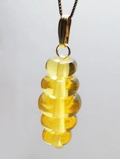 Tools4transformation Yellow - Golden Andara Crystal Pendant Pendants
