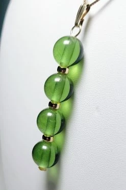 Tools4transformation Brown - Honey Andara Crystal Pendant With Gold (4 X 12mm)