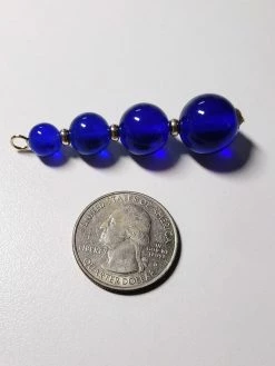 Tools4transformation Indigo Andara Crystal With Gold Pendant (1 X 8-14mm) Pendants