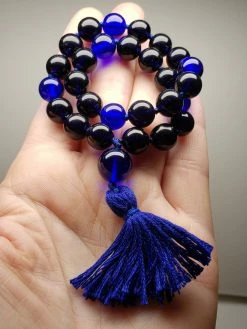 Tools4transformation Andara Crystal Mala / Prayer Beads - Indigos