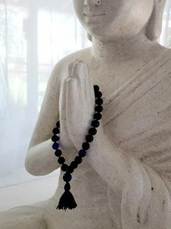 Tools4transformation Andara Crystal Mala / Prayer Beads - Indigos