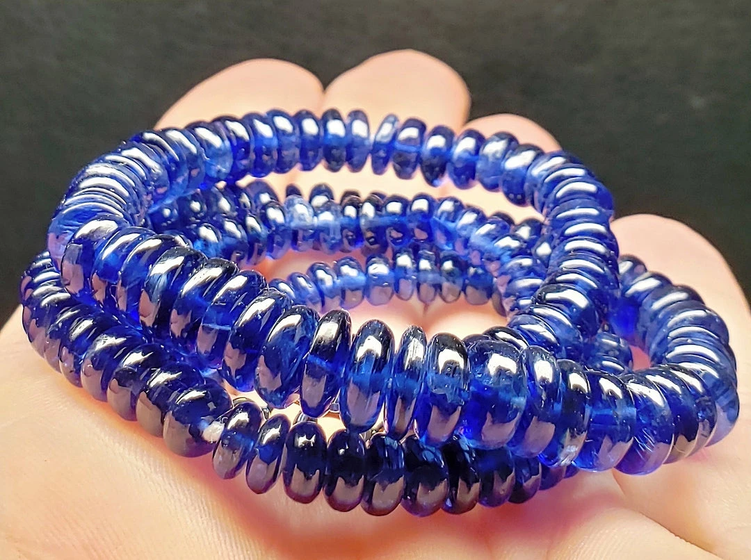 Tools4transformation Kyanite - Blue EO++ 3.8-7.5mm 18inch 149.6ct