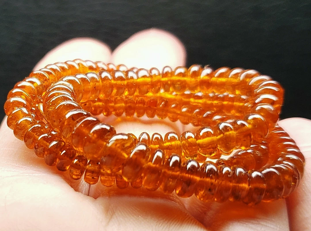 Tools4transformation Kyanite - Orange EO++ 3.5-6mm 16.75inch 91.15ct