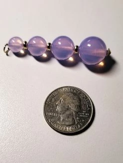 Tools4transformation Pendants Opalesence Lavender Andara Crystal With Gold Pendant (1 X 8-14mm)