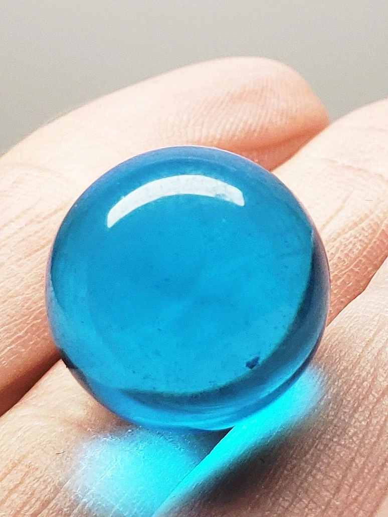 Tools4transformation Blue - Light Bright Andara Crystal Mini Sphere 16mm Andara Crystal Healing & Meditation Tools