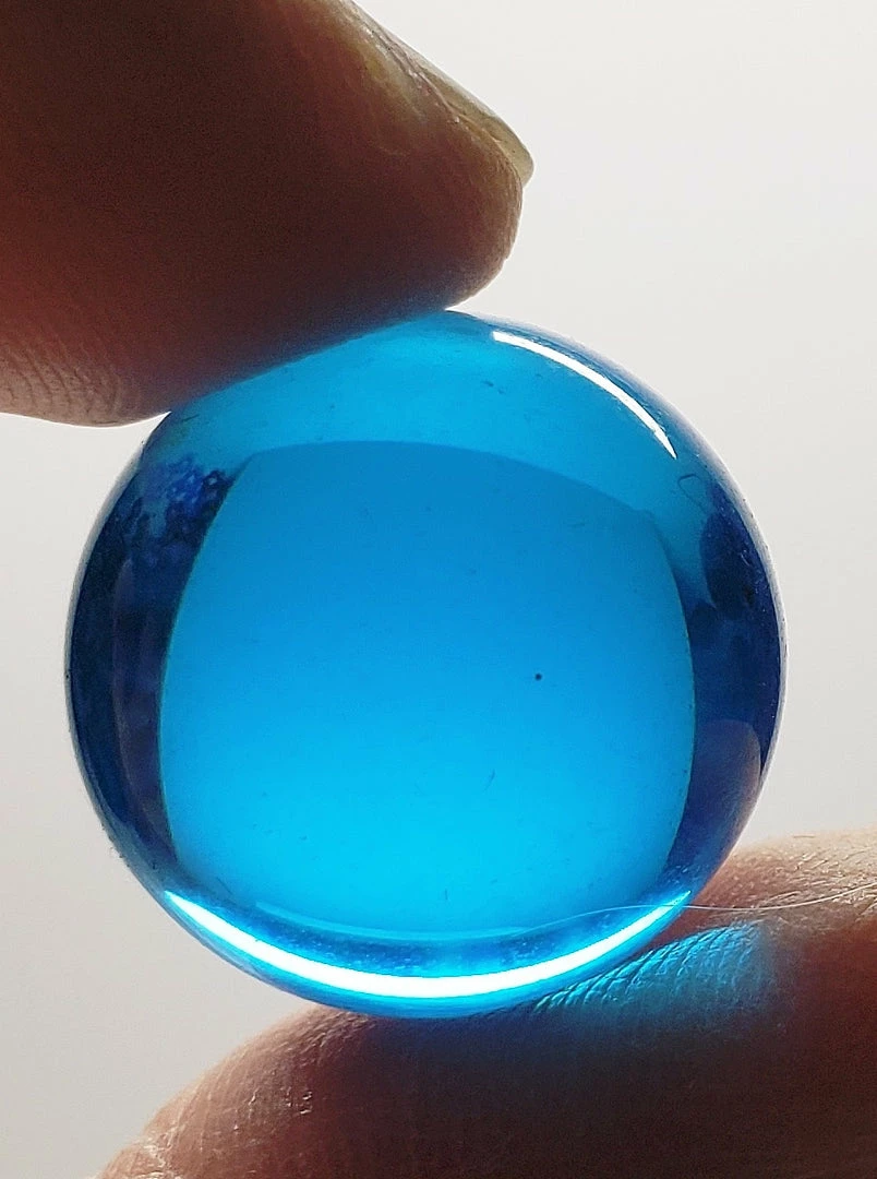 Tools4transformation Blue - Light Bright Andara Crystal Mini Sphere 16mm Andara Crystal Healing & Meditation Tools