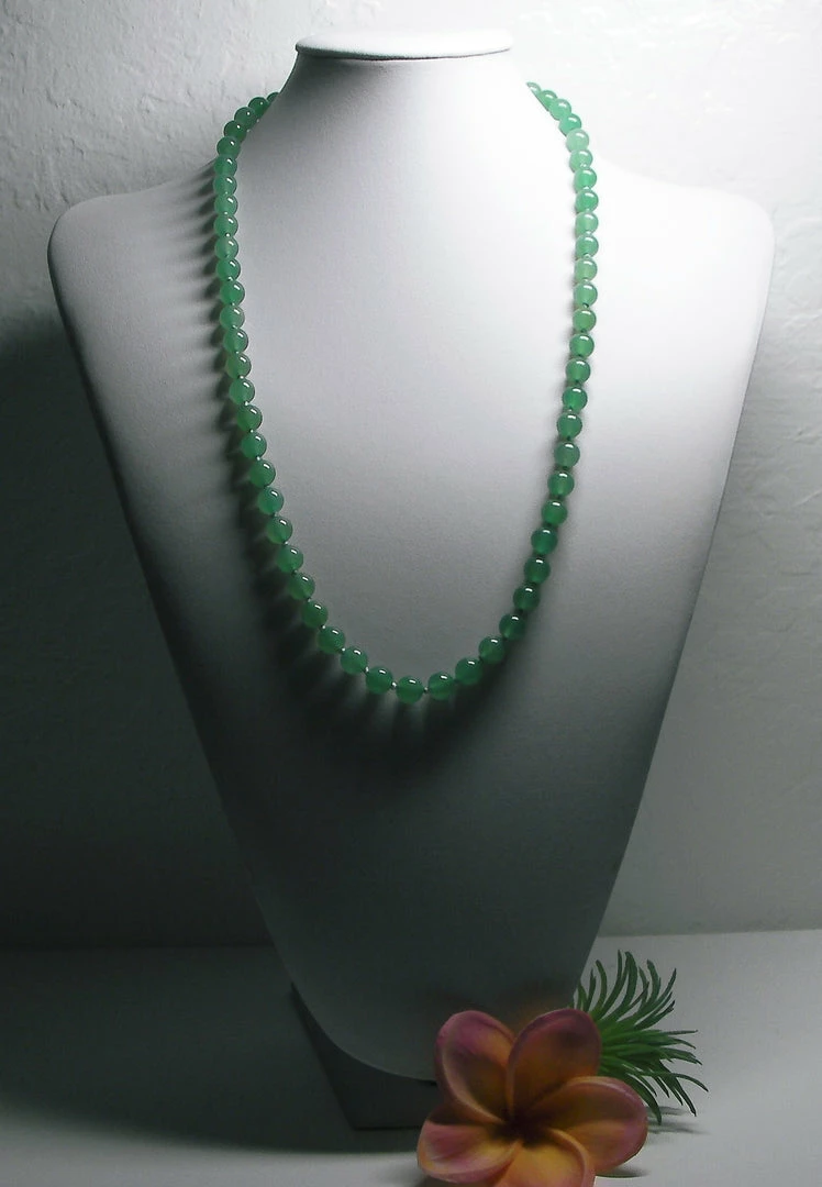 Tools4transformation Light Green Aventurine EO+ 8+mm 25inch Aventurine - Light Green