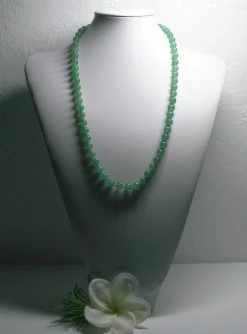 Tools4transformation Light Green Aventurine EO++ 8+mm 24.5inch Aventurine - Light Green