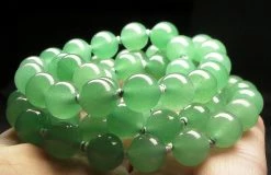 Tools4transformation Light Green Aventurine EO++ 8+mm 25inch Aventurine - Light Green