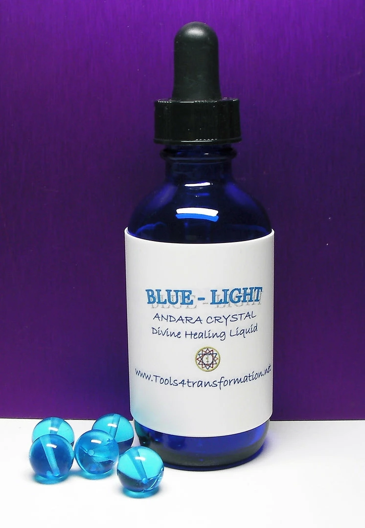 Tools4transformation Blue (Bright Light) Andara Crystal Liquid Liquid Andaras - Vibrational Essences