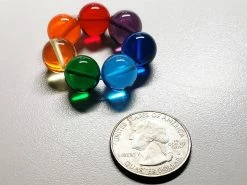 Tools4transformation 7 Chakra Rays Andara Crystal Therapy/Meditation Ring 12mm