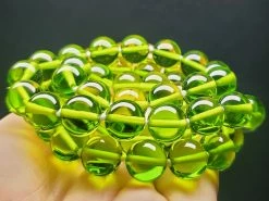 Tools4transformation Green - Light Andara Crystal Necklace 10mm 24inch