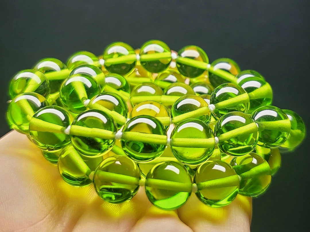 Tools4transformation Green - Light Andara Crystal Necklace 10mm 24inch