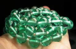 Tools4transformation Teal - Light Andara Crystal Necklace 10mm 26.5inch