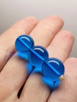 Tools4transformation Blue - Medium Bright Andara Crystal Pendant (3 X 12mm)