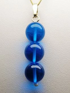 Tools4transformation Blue - Medium Bright Andara Crystal Pendant (3 X 12mm)