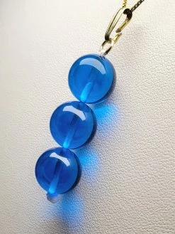Tools4transformation Blue - Medium Bright Andara Crystal Pendant (3 X 12mm)