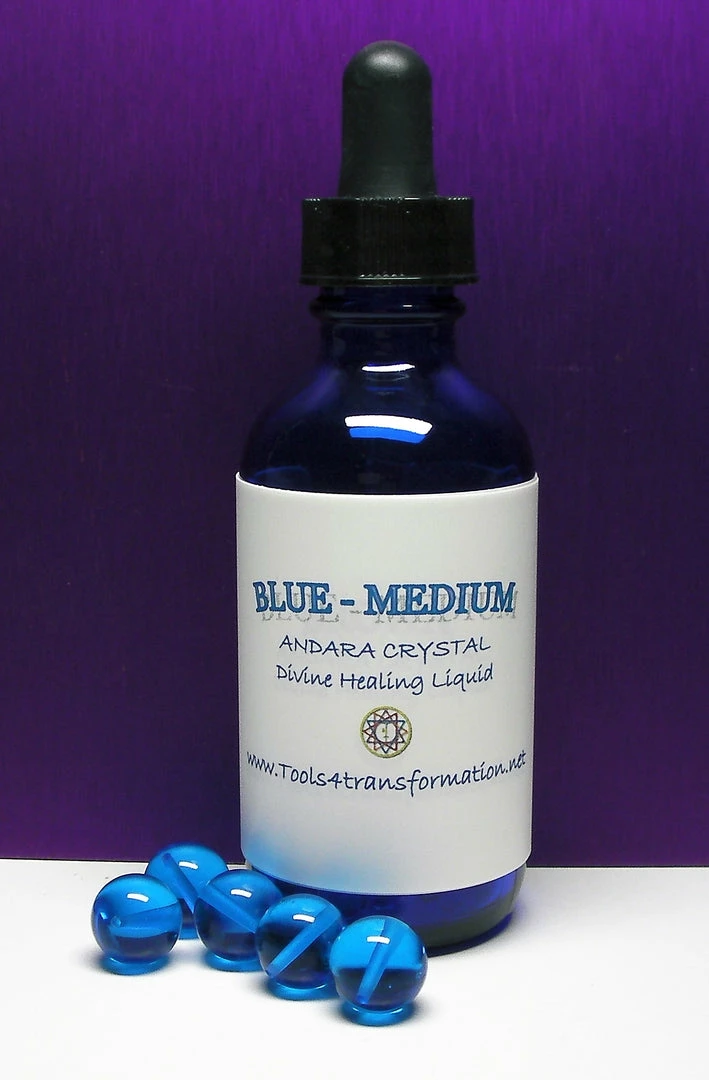 Tools4transformation Blue (Bright Medium) Andara Crystal Liquid Liquid Andaras - Vibrational Essences