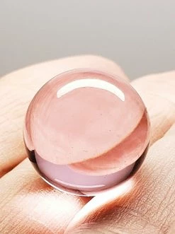 Tools4transformation Pink Andara Crystal Mini Sphere 16mm
