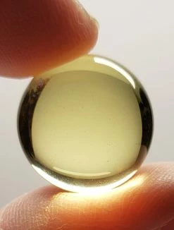 Tools4transformation Yellow Andara Crystal Mini Sphere 16mm