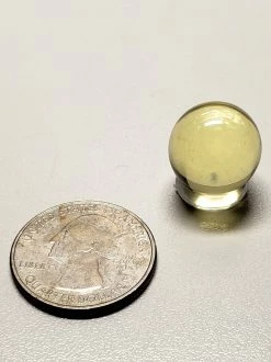 Tools4transformation Yellow Andara Crystal Mini Sphere 16mm