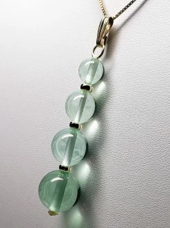 Tools4transformation Pendants Mint Andara Crystal With Gold Pendant (1 X 8-14mm)