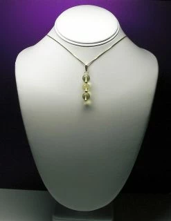 Tools4transformation Pendants Yellow Andara Crystal Pendant With Gold (3 X 12mm)