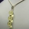 Tools4transformation Yellow Andara Crystal Pendant With Gold (3 X 10mm) Pendants