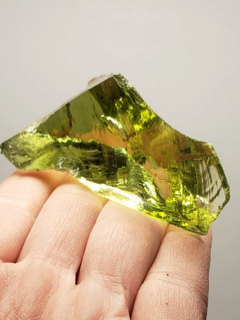 Tools4transformation Green Light / Terra Olive Traditional Andara Crystal 52g Traditional Rough Andara Crystals