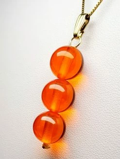 Tools4transformation Pendants Orange Andara Crystal Pendant (3 X 12mm)