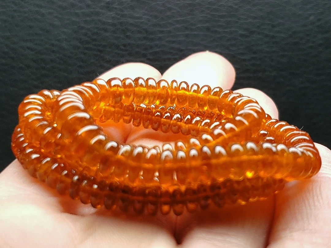 Tools4transformation Kyanite - Orange EO++ 4-7mm 18inch 118.05ct