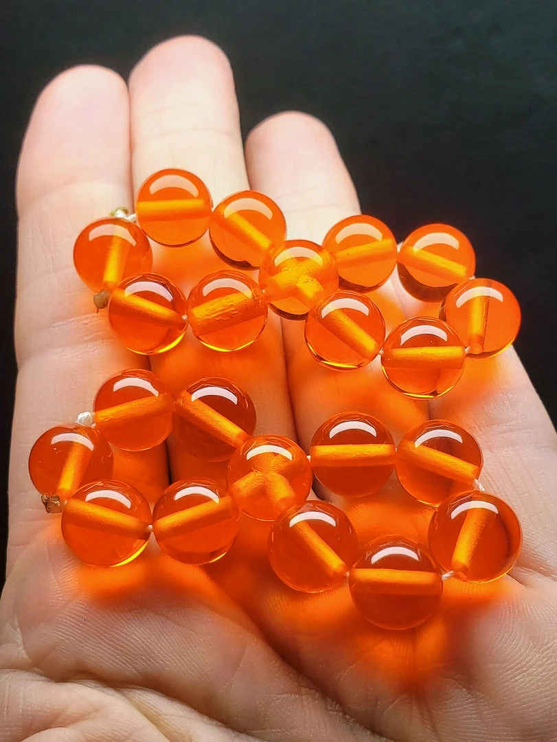 Tools4transformation Orange Andara Crystal Color Ray Healing Tool PAIR