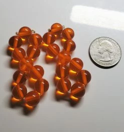 Tools4transformation Orange Andara Crystal Color Ray Healing Tool PAIR