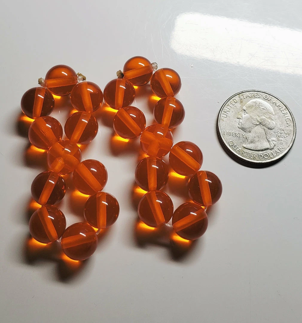 Tools4transformation Orange Andara Crystal Color Ray Healing Tool PAIR