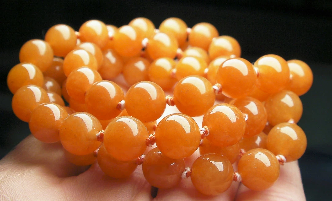 Tools4transformation Aventurine - Peach Peach Aventurine EO 8+mm 26inch