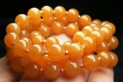 Tools4transformation Peach Aventurine EO 8+mm 24inch Aventurine - Peach