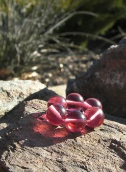 Tools4transformation Chakra Sets Peach Pink Andara Crystal Healing /Meditation Ring