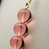 Tools4transformation Peach Pink Andara Crystal Pendant (3 X 12mm)