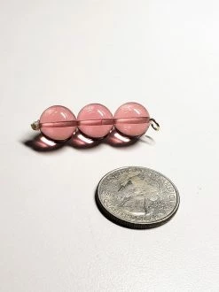Tools4transformation Peach Pink Andara Crystal Pendant (3 X 12mm)