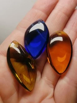 Tools4transformation SPECIAL BUY Bundle D Andara Crystal Simple Wear Pendant Trio - Amber, Blue & Earth Shaman