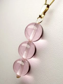 Tools4transformation Pink Andara Crystal Pendant (3 X 12mm)